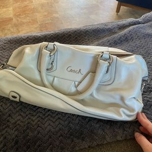 White coach purse